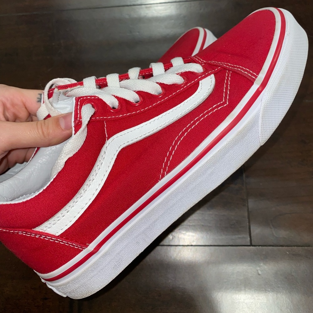 Red Old Skool vans